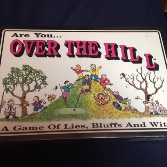 Are You...Over The Hill A Game of Lies, Bluffs and Wit 1986 Strategy NEW - Picture 1 of 4
